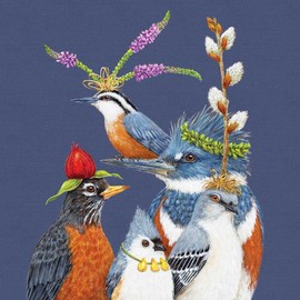 Paperproducts Design 1332844 Servilletas de papel para almuerzo, Vicki Sawyer, Party Friends