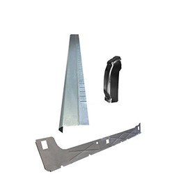 Motor City Sheet Metal - Compatible With Chevy 1999-07 Silverado 4Dr Ext Cab Inner & Outer Rocker Panel With Cab Corner Driver Side