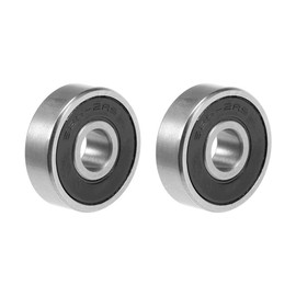 TOP-VIGOR 2Pcs 626-2RS Deep Groove Ball Bearings, Z1 6mm x 19mm x 6mm Double Sealed Industrial Bearings, Chrome Steel Skateboard Bearings for Electrical Instrument Equipment