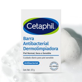 Cetaphil Barra Dermolimpiadora Facial Corporal Piel Sensible Seca 127 g                                                                               