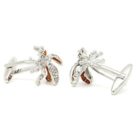 Bees Beekeeper Metal Cufflinks Cuff Links