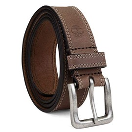 Timberland Men's Big and Tall 35Mm Boot Leather Belt, Dark Brown, 46