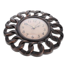 BIUDECO Chic Silent Quartz Wall Clock Vintage Round Design for Bedroom Kitchen and Office Decor Scale for Easy Reading Lightweight and Portable Home Clock