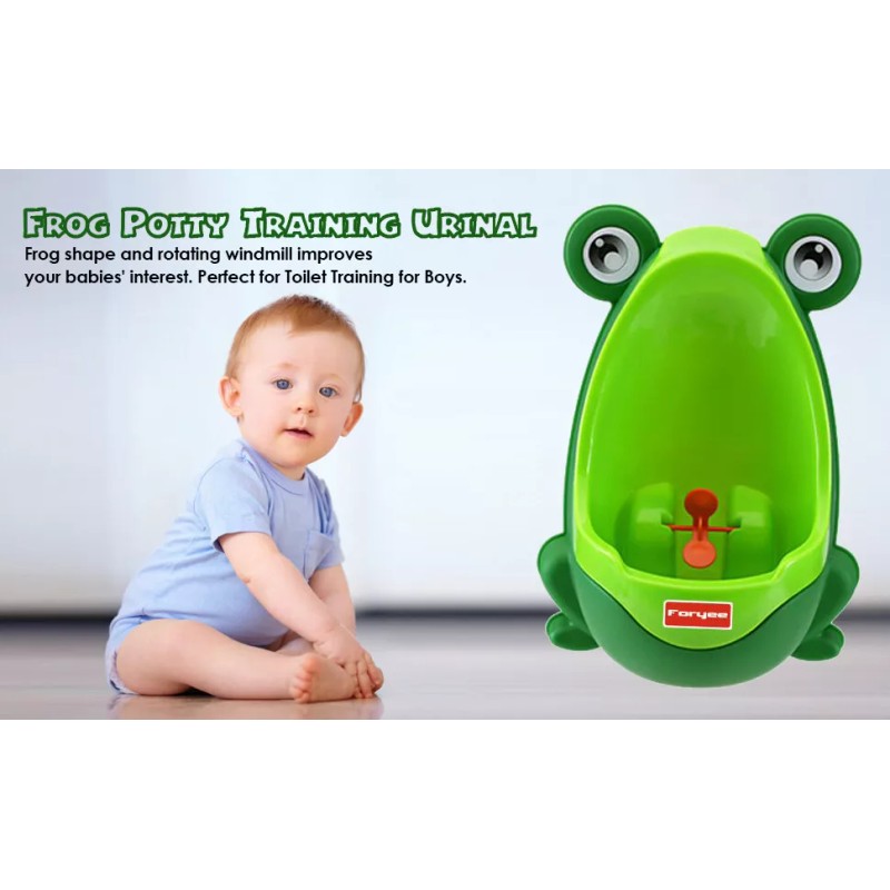 Foryee Cute Frog Potty Training Urinal for Boys with Funny