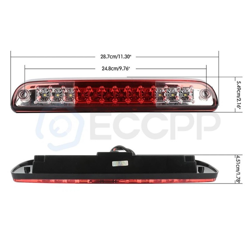 ECCPP For 1999-16 Ford F-250 Super Duty Red Lens LED