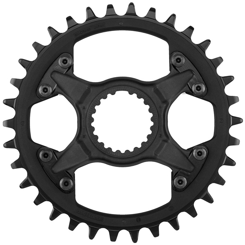 SHIMANO SM-CRM85 34T Compatible Crank: For FC-M8100-1/M8120-B1/M8130-1 Chainline 52/56.5mm