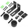 2 Pcs Adjustable Wall Door Floor Guides Bottom Sliding Door