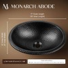 Monarch Abode Bathroom Sink – 17-Inch Oval Drop In Bathroom