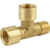 Fittingteile - T-Piece Internal/Female Thread Compressed Air Water Sanitary Fittings
