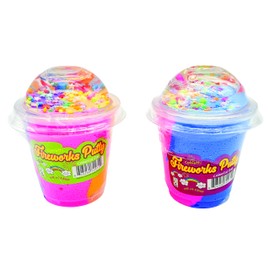 Raymond Geddes Confetti Fireworks Putty - Pack of 12 - Colorful Sensory Play Toys for Kids