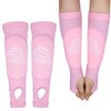 Volleyball Arm Sleeves with Passing Protection Forearm Pads, Pink Hitting