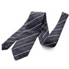 Michi Kolondon Brand Necktie, 100% Silk, Jacquard Woven, Plaid Pattern,