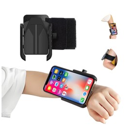 Wangyue Running Smartphone Armband, Smartphone Holder Arm, Smartphone Arm, Secure, 360 Degree Rotation, Quick Removal, Won't Interfere with Screen Operation, Sports Smartphone Holder