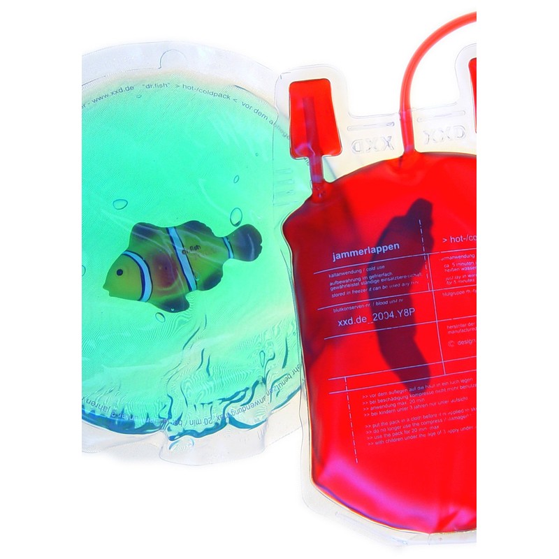 Dr. Fish Hot Cold Compress Hot Cold Pack with Clown