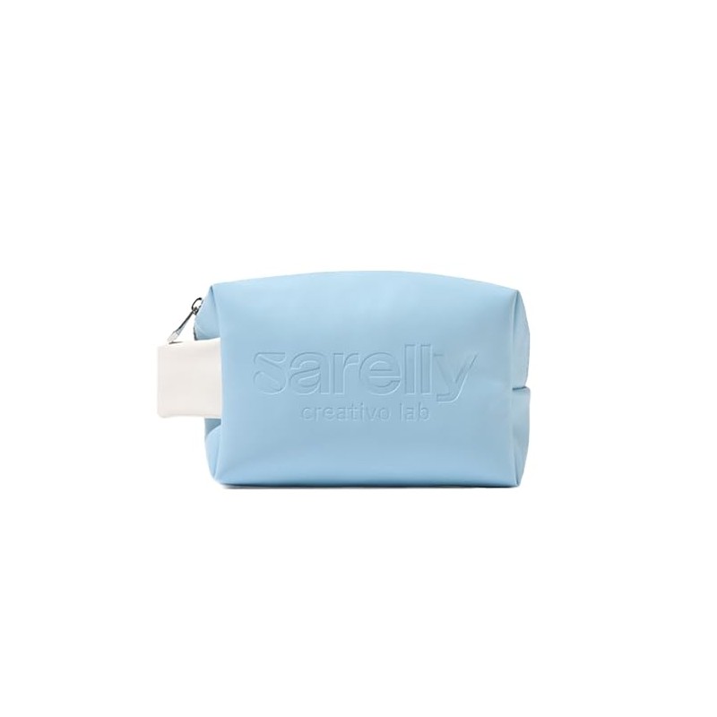 SARELLY, Mini Cosmetiquera para Maquillaje, Divisiones Interiores, Piel Vegana, Color