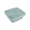Homéa, 6 Litre Square Plastic Bowl Ice Blue 30 x