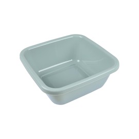 Homéa, 6 Litre Square Plastic Bowl Ice Blue 30 x 30 x 12 cm
