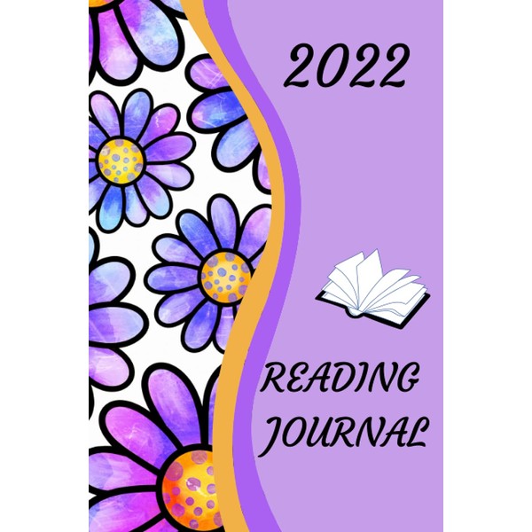 2022 Reading Journal: Purple Floral 6x9 Book Lovers Reading &
