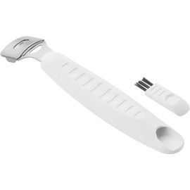 ZWILLING Premium White 140mm Callus Slicer (Sharp Blade for Callus Removal, Ergonomic Handle, Includes 10 Double-Sided Replacement Blades)