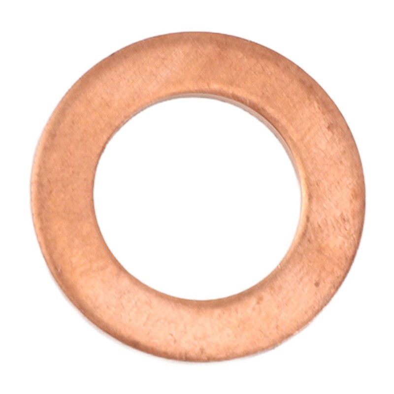 10Pcs M12 Copper Oil Drain Plug Washer Flat Sealing Gasket