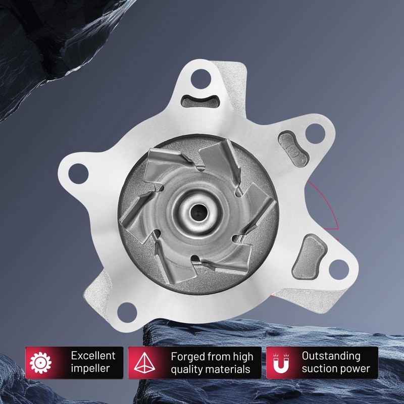 BDFHYK AW9406 Water Pump Kit Compatible with Scion xA/xB 2004-2006,