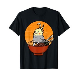 Cockatiel Cockatoo Lutino Quarrion Weiro Bird Parrot Tiel T-Shirt