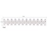 10Pcs d ua Row Screw Terminals Electric Barrier, 360V 10A