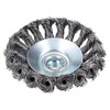 Twist Knot Wire Brush/Wheel for 115mm Angle Grinder TE242
