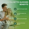 Saw Palmetto Gummies for Men, Saw Palmetto Supplement with Pumpkin