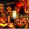 MINTSSOUL LED Flame Effect Fire E26 Light Bulbs,Creative with Flickering