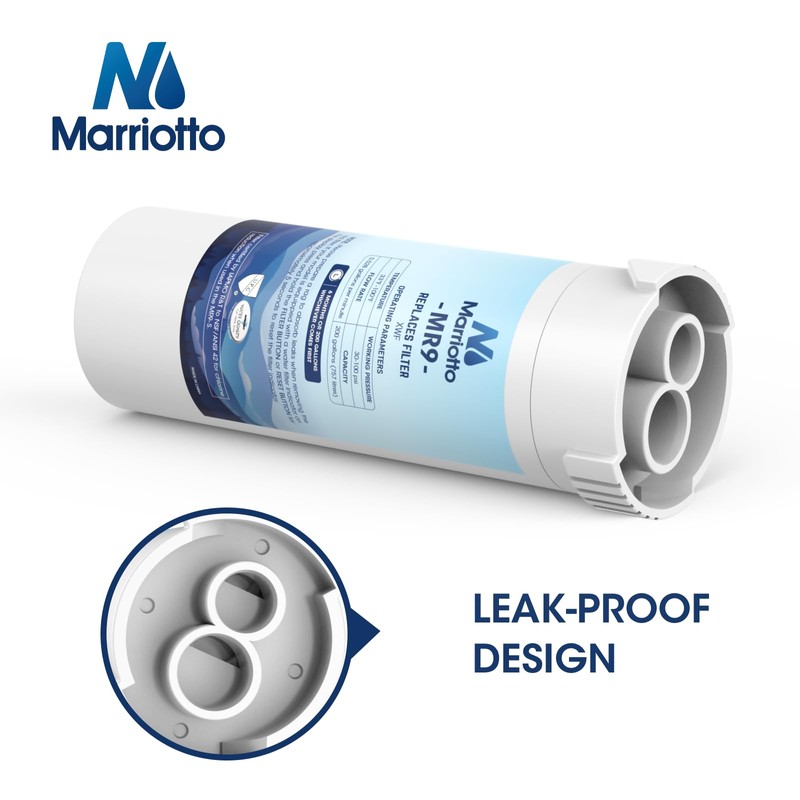 MARRIOTTO XWF Water Filter Replacement for GE XWF Refrigerator Water