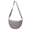 [Ailiyumo] Crescent-Shaped Shoulder Bag, Small Nylon Handbag for Women, Lightweight