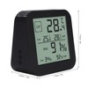 Thermometer, Hygrometer Timer, Doppelseitiges LCD-Touchscreen-Raumthermometer und Luftbefeuchter mit Küchentimer für