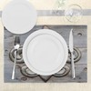 ABAKUHAUS Fleur De Lis Placemats, Old Lily Symbol on Weathered
