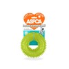 ASPCA Squeaky Puppy Teething Spikey Glitter Ring Chew Toy, Non-Toxic