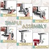 Ezato Meat Grinder Attachment for KitchenAid Mixer, Food Grinder Attachment