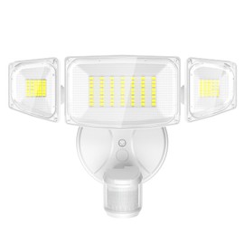 iMaihom 50W Motion Sensor Outdoor Lights, 5000LM Motion Sensor Flood Light, Dusk to Dawn Outdoor Lighting, 6500K LED Security Light, IP65 Waterproof Motion Detector Lights for Outside, White