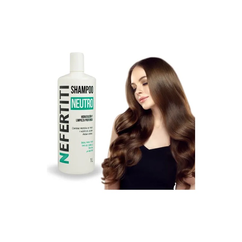 Shampoo Neutro Para Limpieza Profunda Profesional 1l Sin Sal