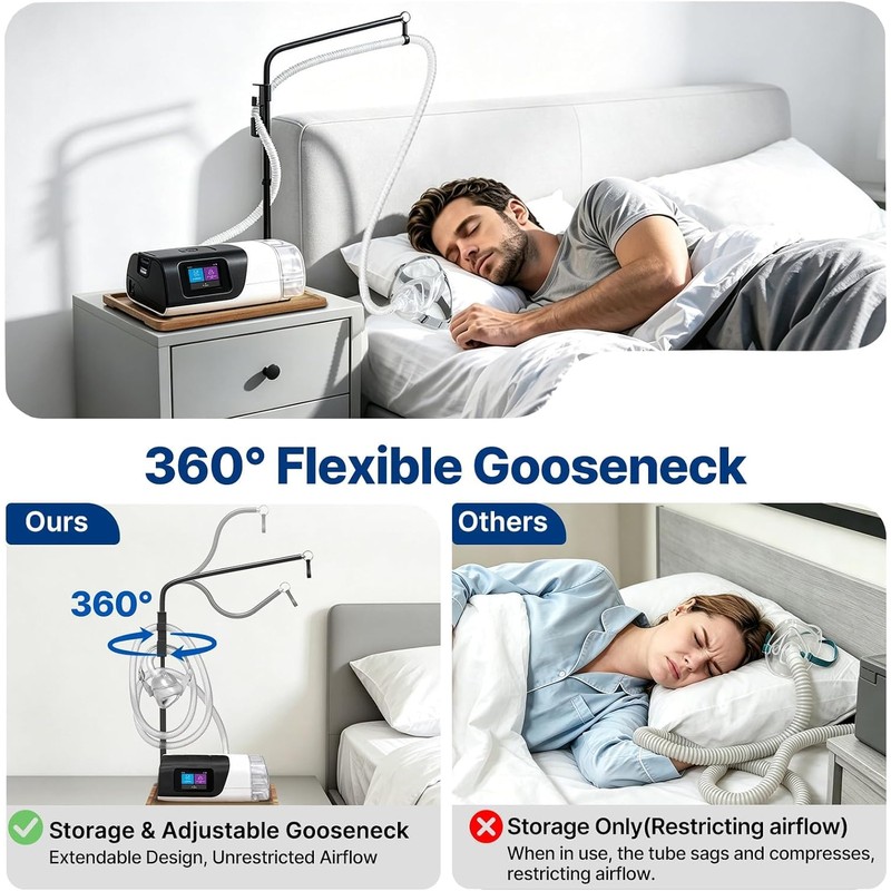 CPAP Hose Holder for Bed,CPAP Stand & Hose Hanger,CPAP Supplies