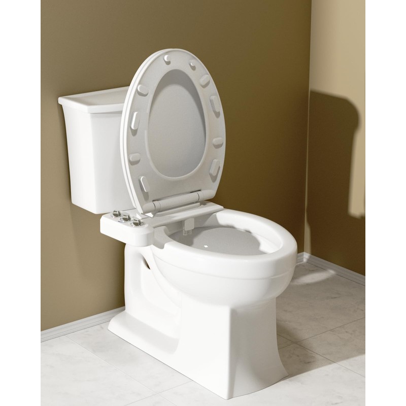 Hibbent 10 pieces Toilet Seat Bumpers for Bidet Attachment, Strong