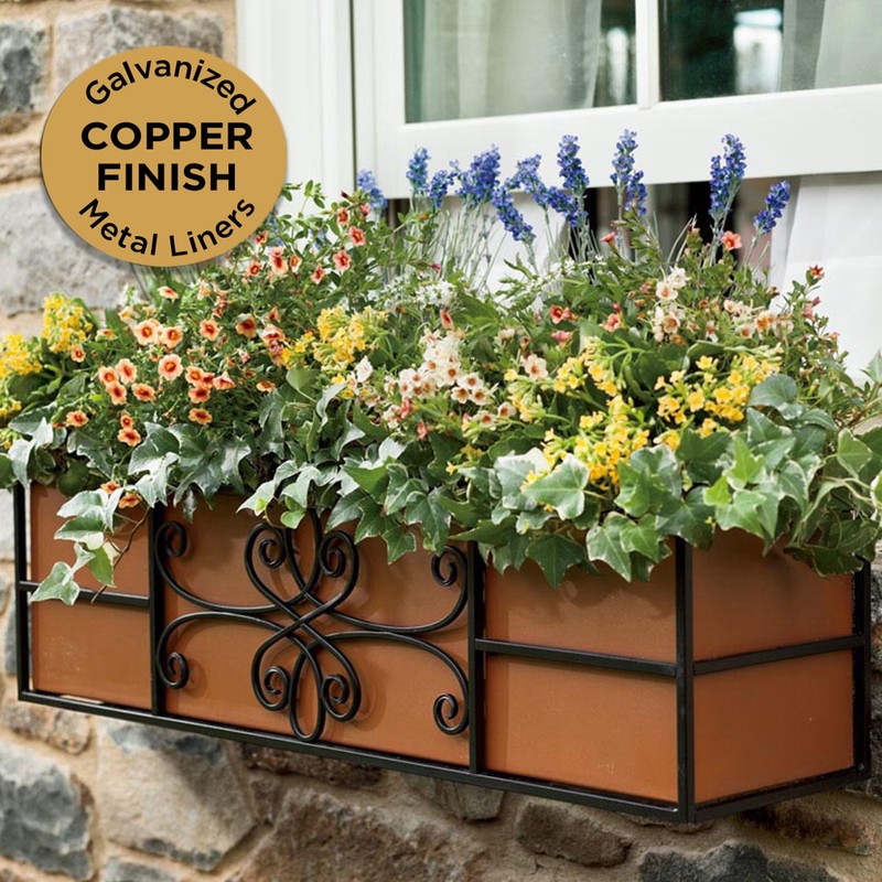 Panacea Quatrefoil Window Box, 36"