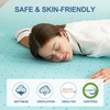 Eiayeebil 2 Inch Memory Foam Mattress Topper Twin, Mattress Pad