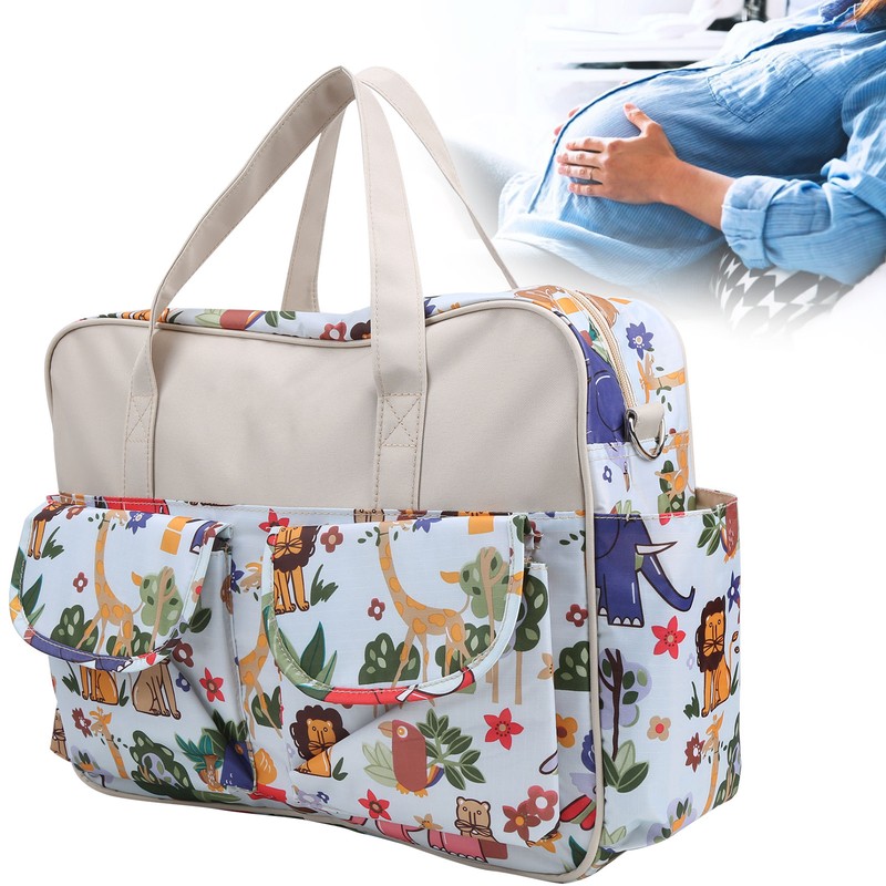 Mummy Messenger Bag Multifunctional Maternity Handbag Polyester Pregnant Women Diaper