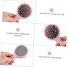 Baluue Abs Massage Comb Double-sided Hair Brush Colorful Non-shiny Static