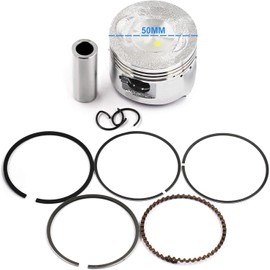 Trkimal 50mm Cylinder Kits for GY6 49CC 50CC 139QMB Engine, Upgrade GY6 100cc Big Bore Rebuilt Cylinder Kits 4 Stroke Motor for Moped Scooter ATV Go Kart.