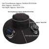 Solar Fan Hat Large Brim Quick Dry Breathable 3 Speeds