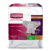 Depend Nocturno, Pañal para Adulto, Grande, 10 Piezas