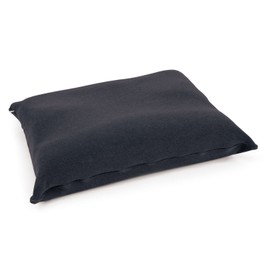 MOGU Pillow, Pillowcase, Navy, Family Health Pillow with Cover, Total Length: Approx. 21.3 inches (54 cm), Exclusive Cover, Bead Cushion