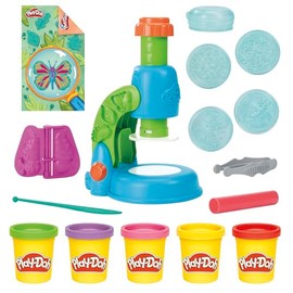 Play-Doh Set de masas Microscopio Luminoso, Juguete para niños y niñas a Partir de 3 años, Actividad de Manualidades para niños pequeños