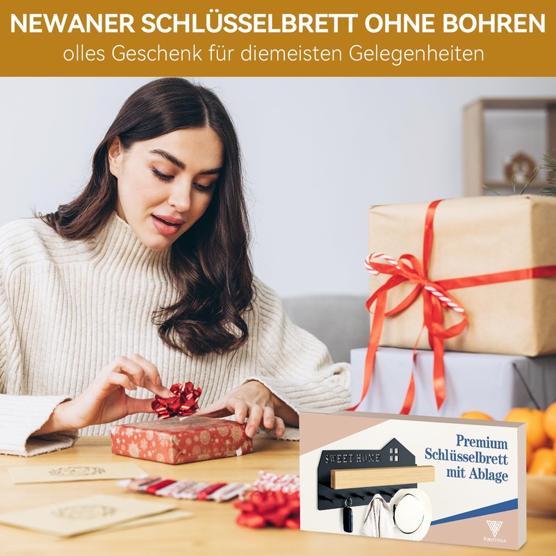 Vorlestour Key Rack with Shelf